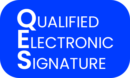 Illustration of sign button in existing software
